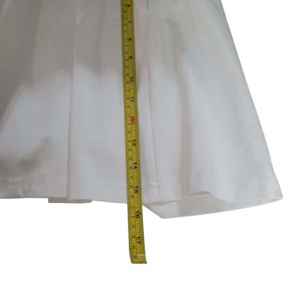 OGL Move White Pleated Cotton Blend Ponte Pickleball Tennis Skort Pocket‎ Size M - Picture 15 of 15